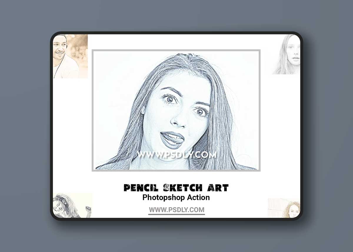 CreativeMarket - Pencil Sketch Art Photoshop Action 5129372 1 CreativeMarket - Pencil Sketch Art Photoshop Action 5129372