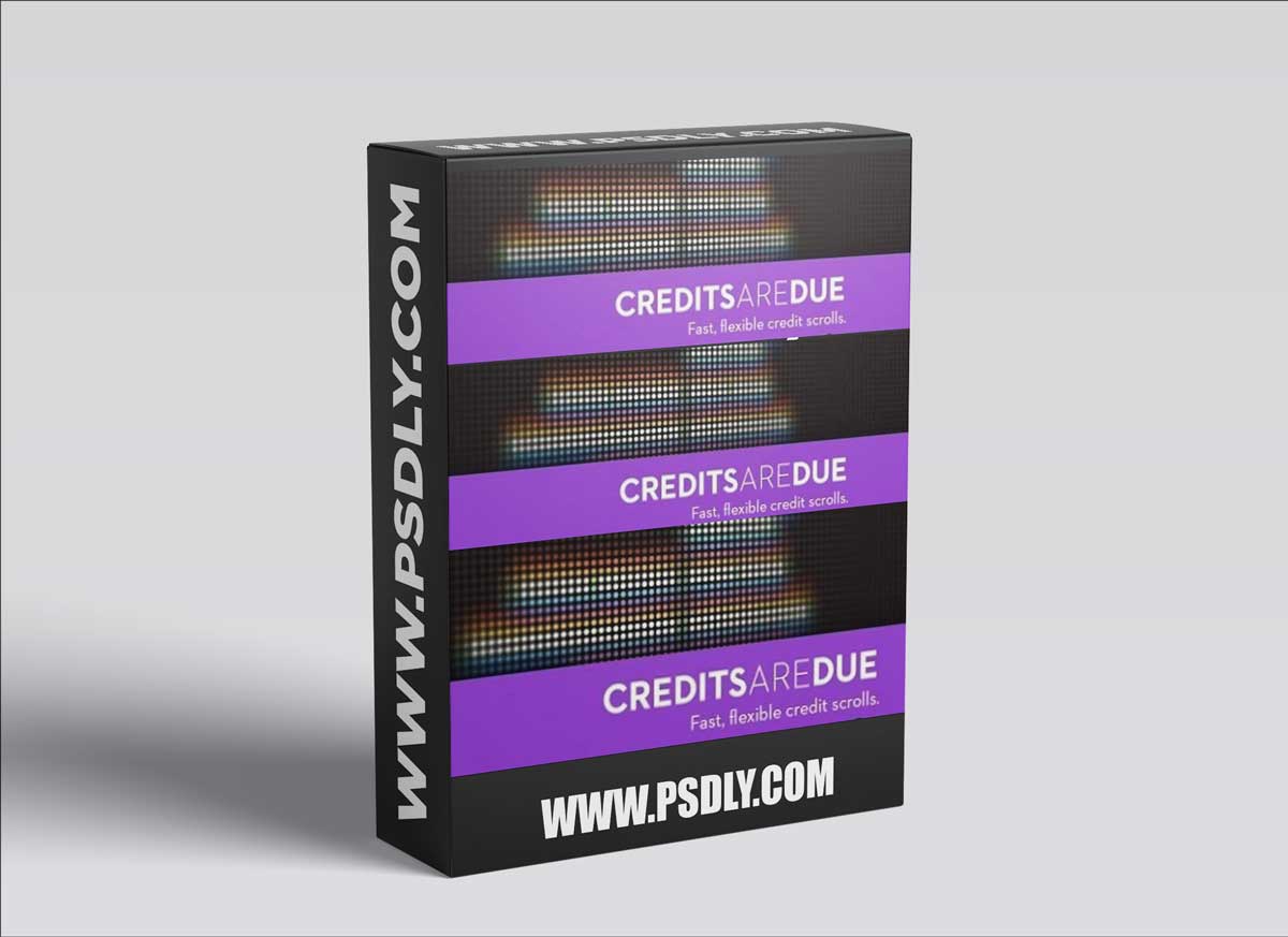 Credits Are Due 1.0 for After Effects 1 Credits Are Due 1.0 for After Effects