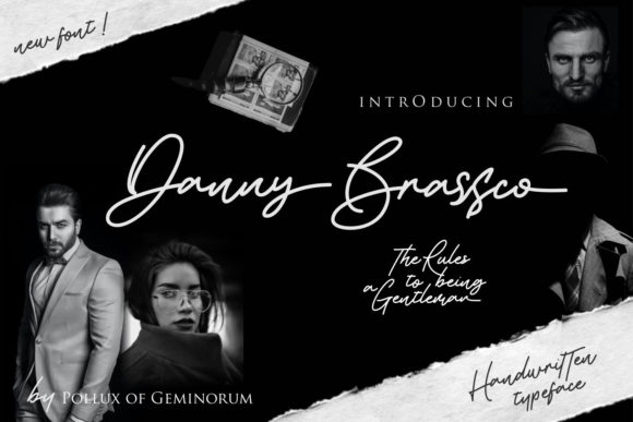 Danny Brassco Font 1 Danny Brassco Font