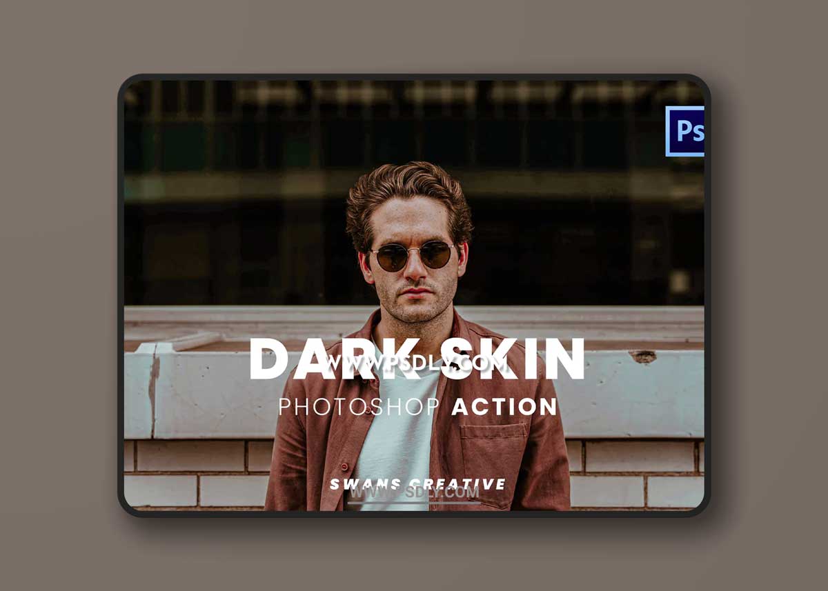Dark Skin Photoshop Action 1 Dark Skin Photoshop Action