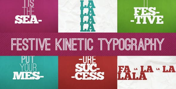 Videohive Festive Kinetic Text 6280913 1 Videohive Festive Kinetic Text 6280913