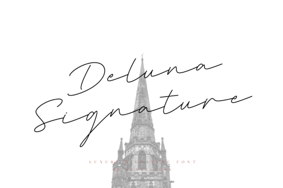Deluna Signature Font 1 Deluna Signature Font