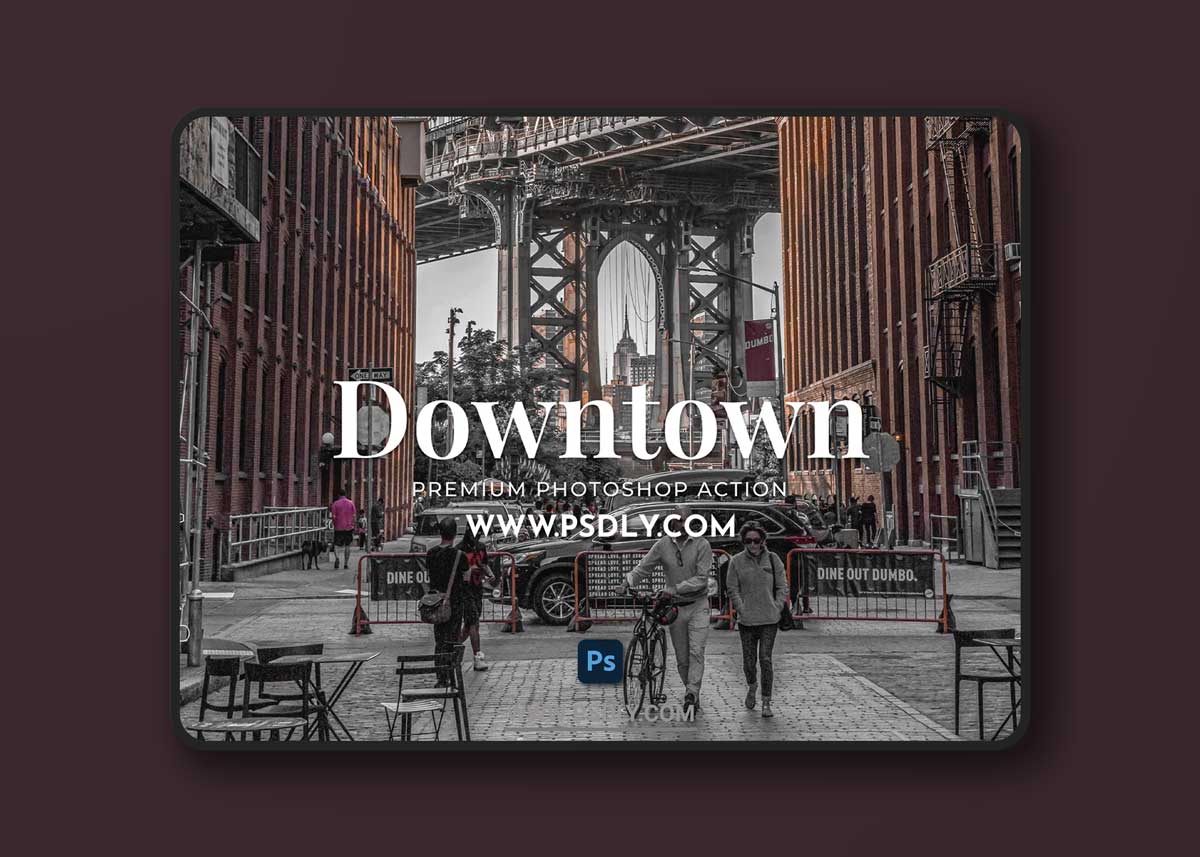 Downtown Photoshop Action 1 Downtown Photoshop Action