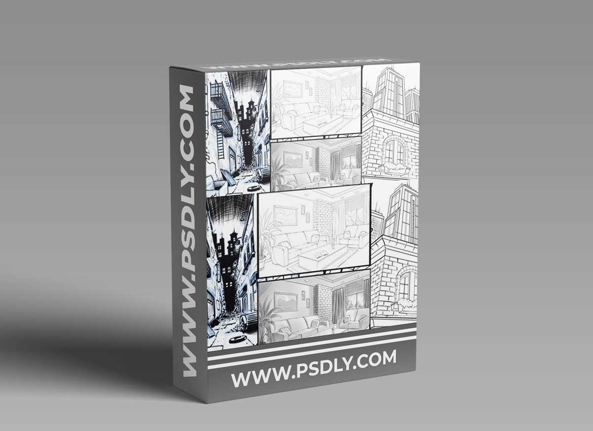 Drawing Amazing Backgrounds with Perspective - Step by Step 1 Drawing Amazing Backgrounds with Perspective - Step by Step