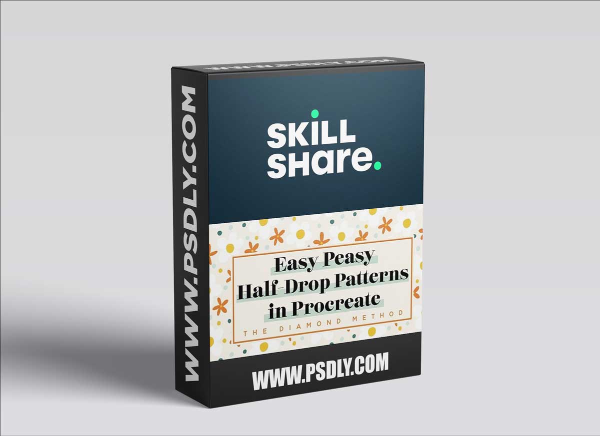 Easy Half Drop Patterns In Procreate : The Diamond Method 1 Easy Half Drop Patterns In Procreate : The Diamond Method