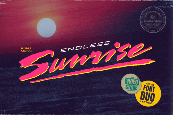 Endless Sunrise Font 1 Endless Sunrise Font