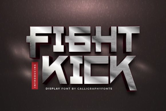 Fight Kick Font 1 Fight Kick Font