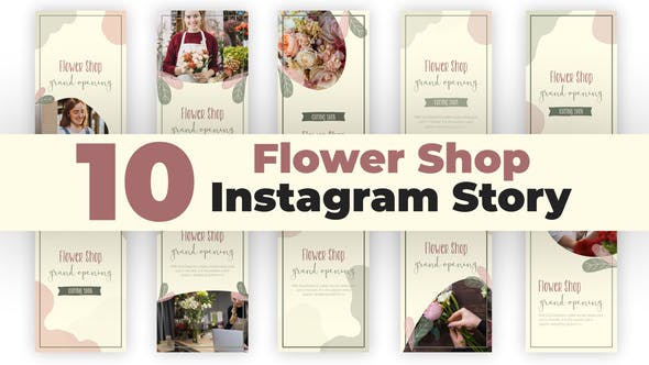 Videohive Flower Shop Instagram Stories 34435835 1 Videohive Flower Shop Instagram Stories 34435835
