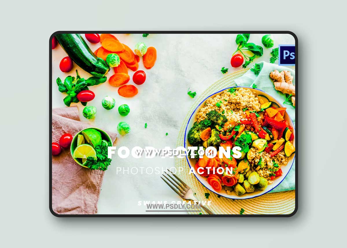 Food Actions Photoshop Action 1 Food Actions Photoshop Action