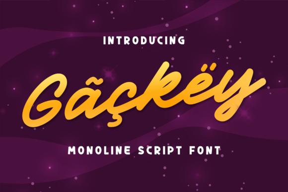 Gackey Font 1 Gackey Font
