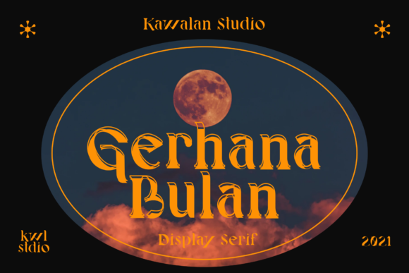 Gerhana Bulan Font 1 Gerhana Bulan Font