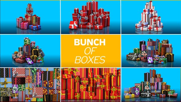 Videohive Gift Boxes Element 3D Pack 25593365 1 Videohive Gift Boxes Element 3D Pack 25593365