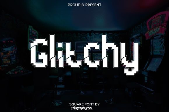 Glitchy Font 1 Glitchy Font