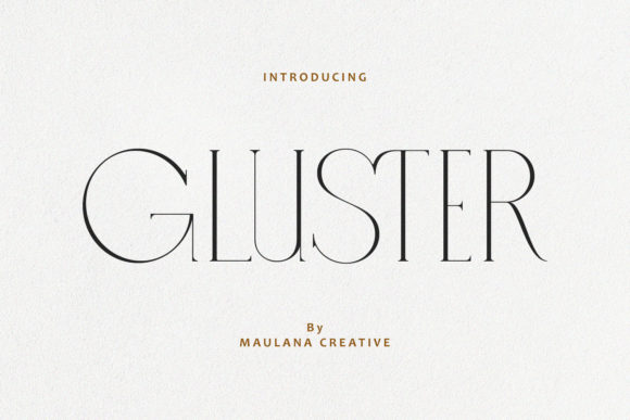 Gluster Font 1 Gluster Font