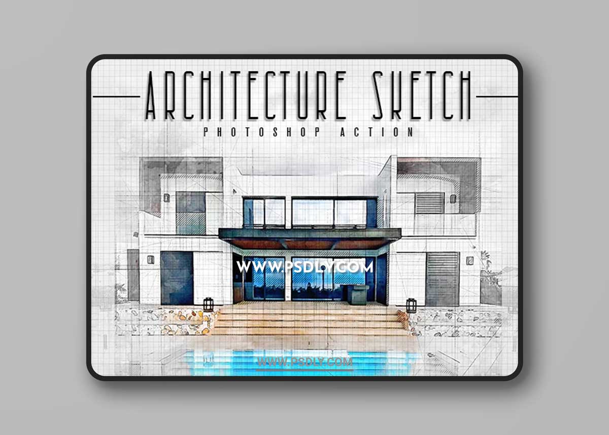 GraphicRiver - Architecture Sketch - Watercolor Photoshop Action 33402048 1 GraphicRiver - Architecture Sketch - Watercolor Photoshop Action 33402048