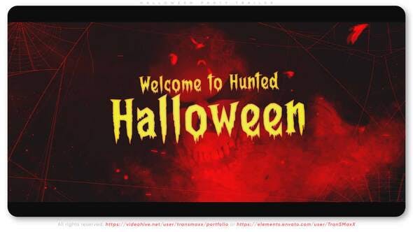Videohive Halloween Party Trailer 34104702 1 Videohive Halloween Party Trailer 34104702