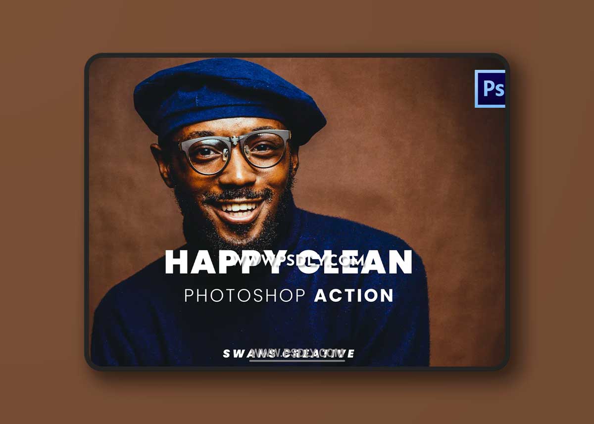 Happy Clean Photoshop Action 1 Happy Clean Photoshop Action