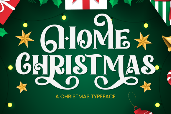 Home Christmas Font 1 Home Christmas Font
