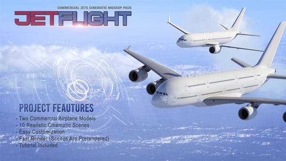 Videohive Jet Flight 33910881 1 Videohive Jet Flight 33910881