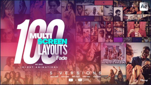 Videohive - 100 Multi-Screen Layouts // Fade - 33348672 1 Videohive - 100 Multi-Screen Layouts // Fade - 33348672