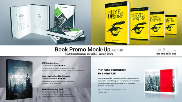 Videohive Book Promo Mock-Up 34106126 1 Videohive Book Promo Mock-Up 34106126