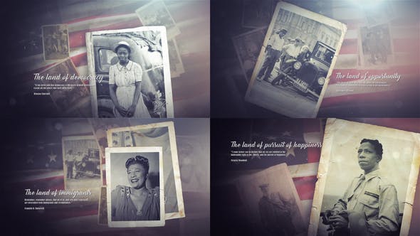 Videohive Vintage Patriotic Memories Photos & Quotes 22614201 1 Videohive Vintage Patriotic Memories Photos & Quotes 22614201
