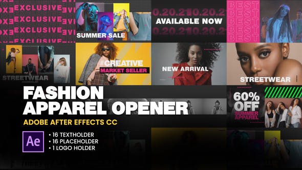 Videohive Fashion Apparel Opener 34265878 1 Videohive Fashion Apparel Opener 34265878