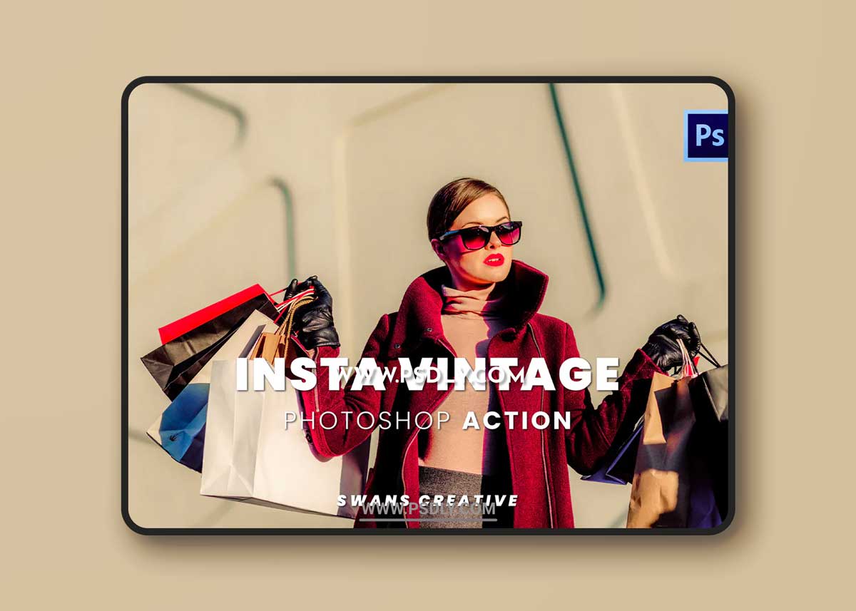 Insta Vintage Photoshop Action 1 Insta Vintage Photoshop Action