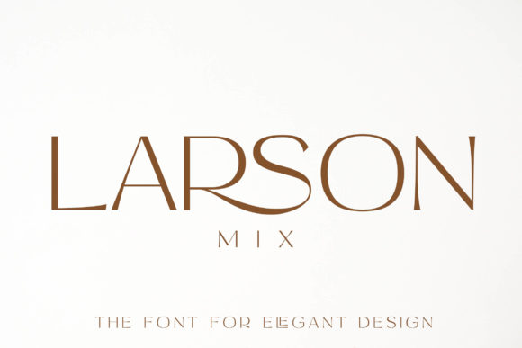 Larson Mix Font 1 Larson Mix Font