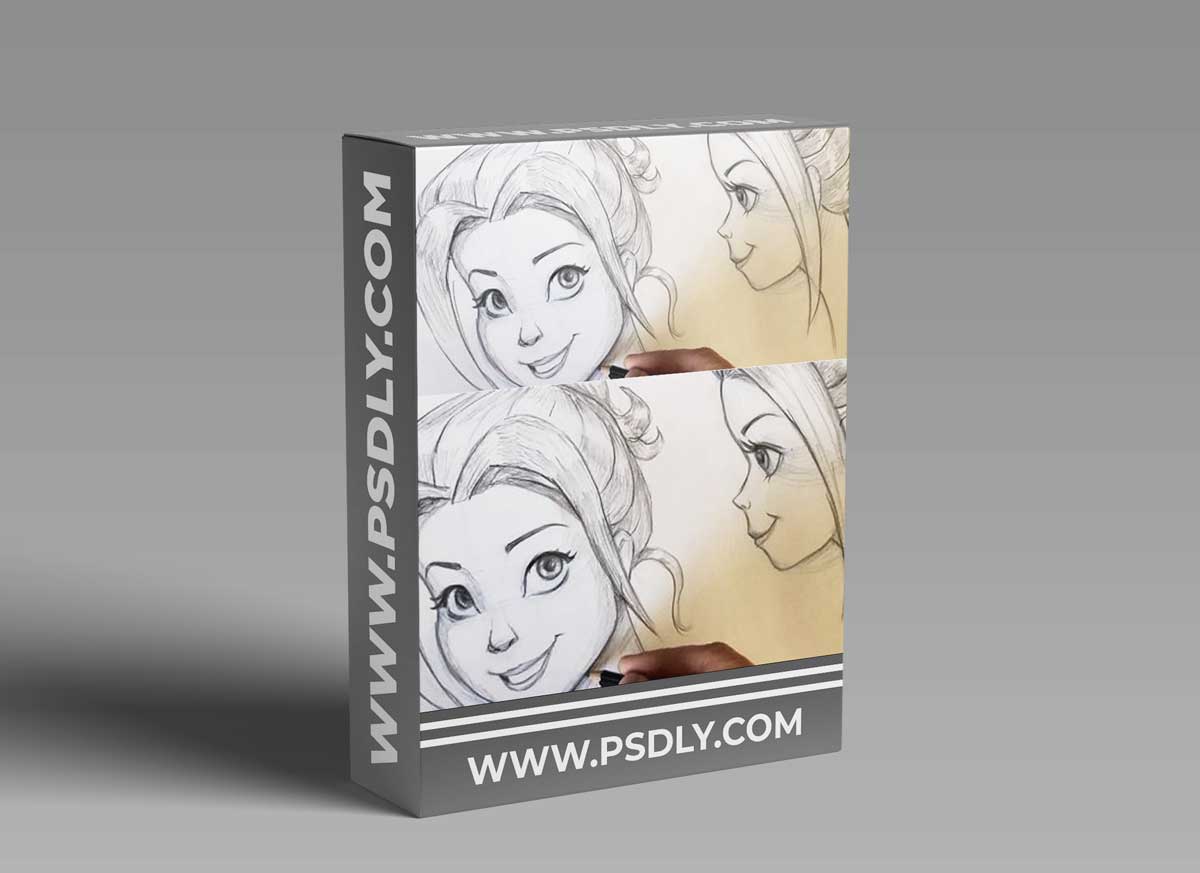 Learn how to draw Disney-like Female Faces 1 Learn how to draw Disney-like Female Faces