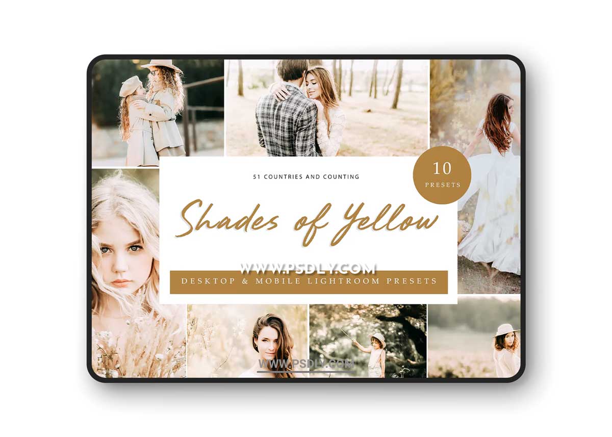 Lightroom Presets - Shades of Yellow 1 Lightroom Presets - Shades of Yellow
