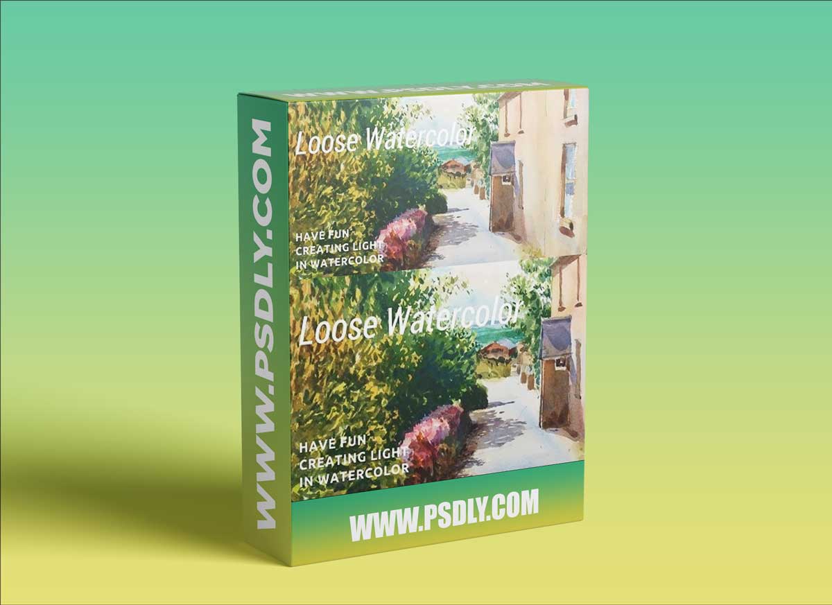 Loose Watercolor Painting. Paint Trees Skies and Sunlight. Learn How To Paint Shadows in Watercolor 1 Loose Watercolor Painting. Paint Trees Skies and Sunlight. Learn How To Paint Shadows in Watercolor