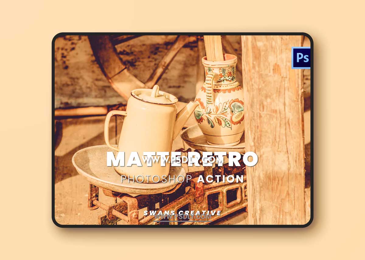 Matte Retro Photoshop Action 1 Matte Retro Photoshop Action