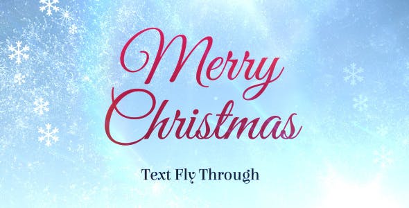 Videohive Merry Christmas Text Flythrough 13653560 1 Videohive Merry Christmas Text Flythrough 13653560