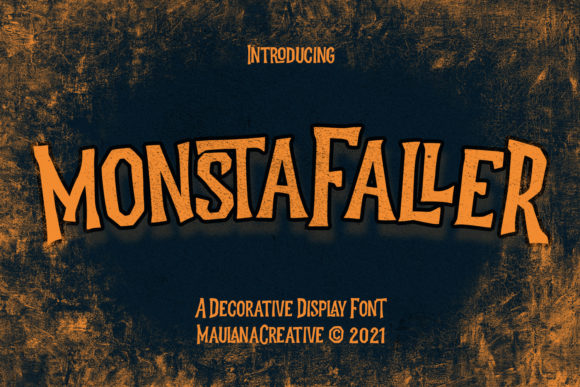 Monstafaller Font 1 Monstafaller Font