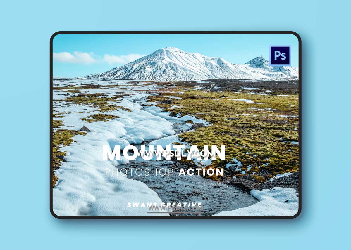Mountain Photoshop Action 1 Mountain Photoshop Action