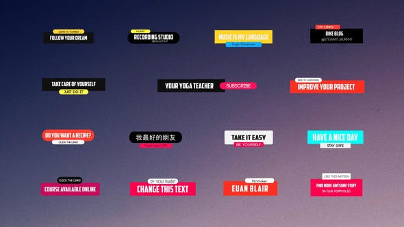 Videohive Dynamic Lower Third Pack || After Effects 34445083 1 Videohive Dynamic Lower Third Pack || After Effects 34445083