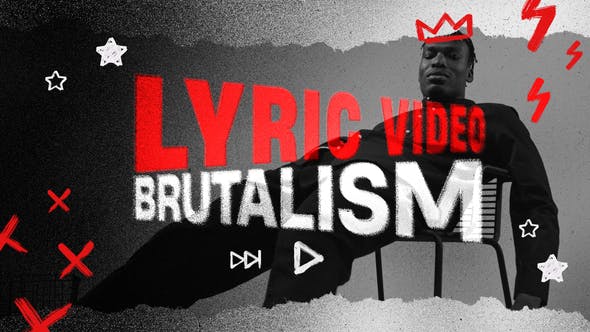 Videohive Lyric Video // Brutalism Typography 34168690 1 Videohive Lyric Video // Brutalism Typography 34168690