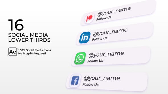 Videohive Social Media Lower Thirds 33137177 1 Videohive Social Media Lower Thirds 33137177