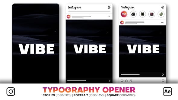 Videohive Instagram Typography Opener 34221988 1 Videohive Instagram Typography Opener 34221988