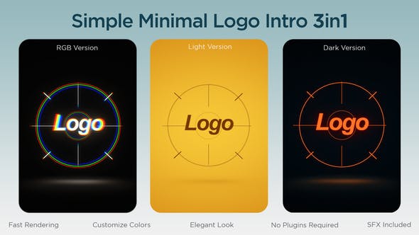 Videohive Simple Minimal Logo 34130529 1 Videohive Simple Minimal Logo 34130529