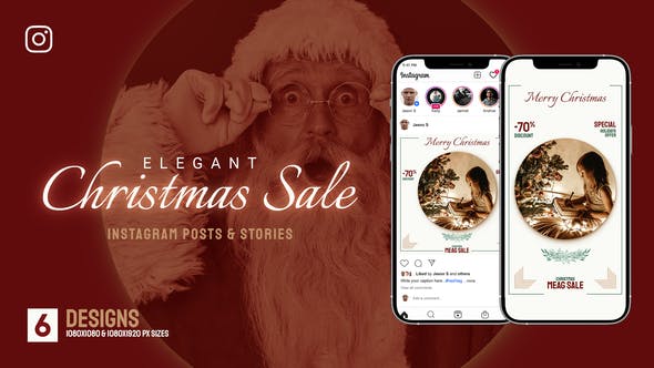 Videohive Merry Christmas Sale Instagram Pack B175 34212728 1 Videohive Merry Christmas Sale Instagram Pack B175 34212728