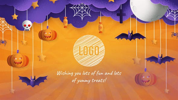 Videohive Modern Halloween Logo 33999049 1 Videohive Modern Halloween Logo 33999049