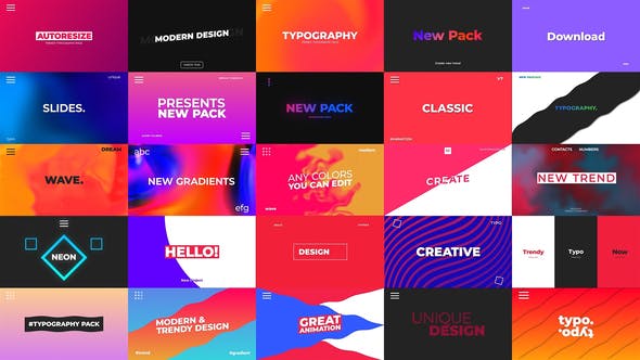 Videohive Wave - 25 Typography Scenes 26048422 1 Videohive Wave - 25 Typography Scenes 26048422