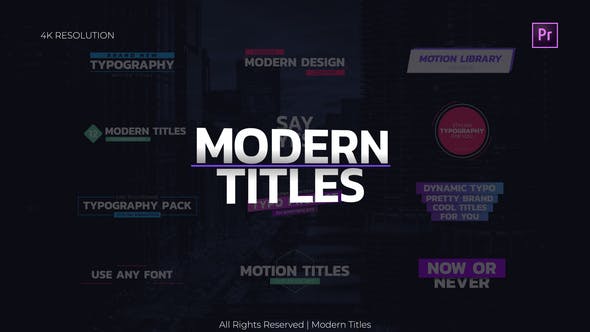 Videohive Modern Titles 30180891 1 Videohive Modern Titles 30180891