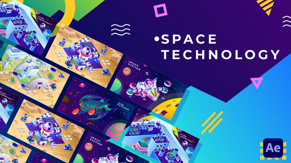 Videohive Space Technology Isometric Animation | After Effects 34038854 1 Videohive Space Technology Isometric Animation | After Effects 34038854