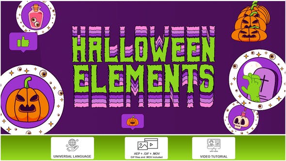 Videohive Halloween Elements 34031026 1 Videohive Halloween Elements 34031026
