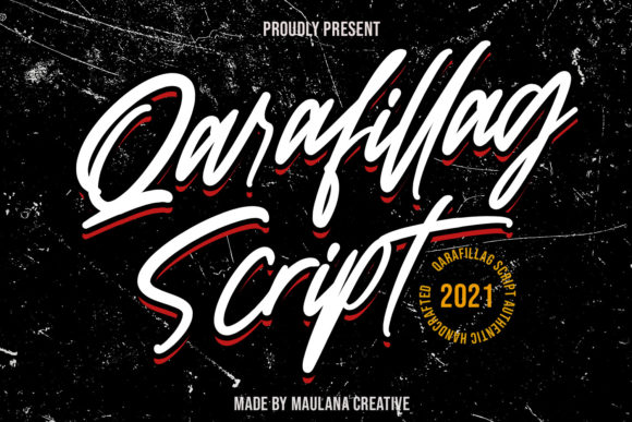 Qarafillag Script Font 1 Qarafillag Script Font