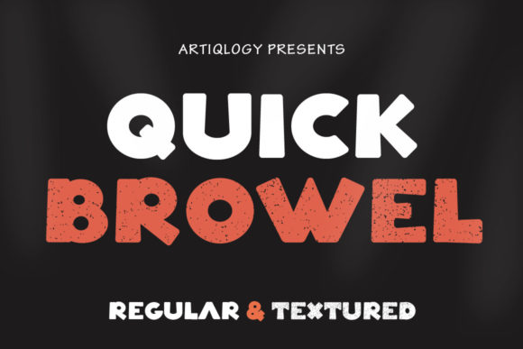 Quick Browel Font 1 Quick Browel Font