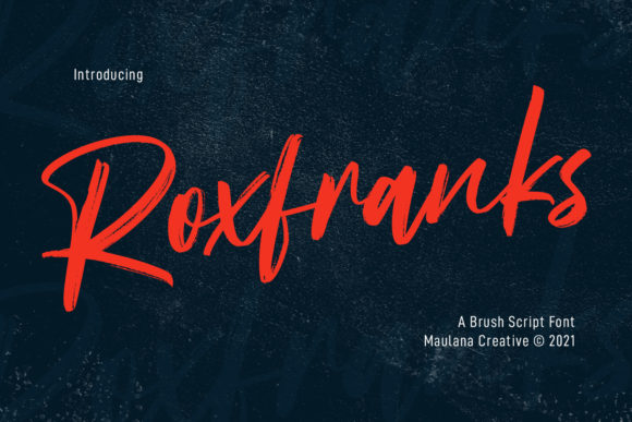 Roxfranks Font 1 Roxfranks Font